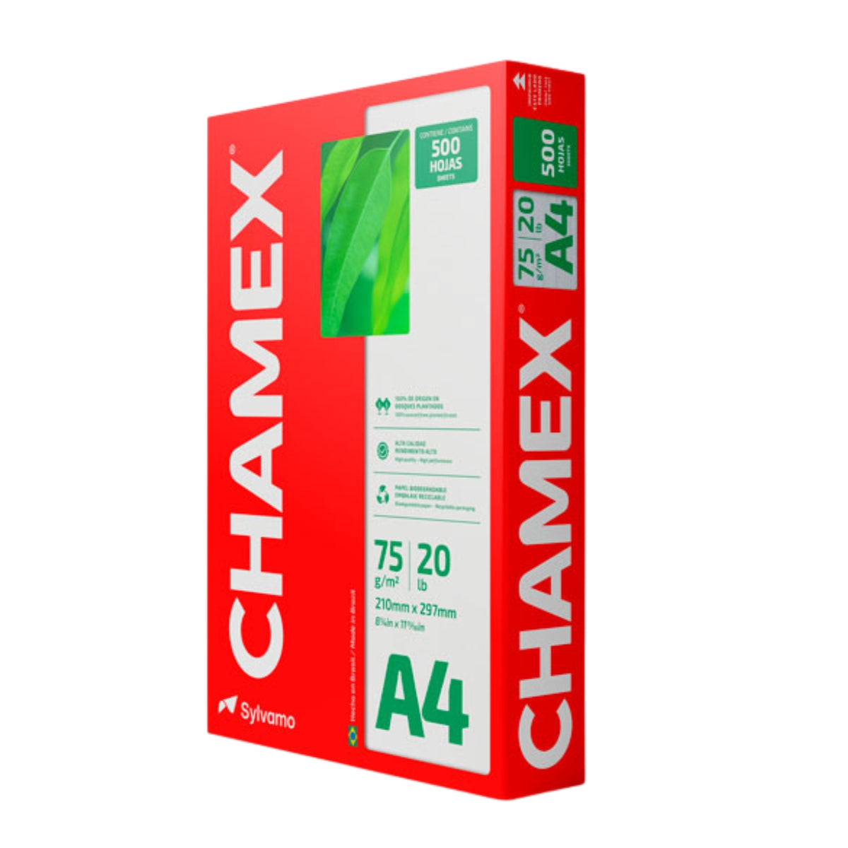 RESMA A4 CAJA CON 10 UNIDADES - CHAMEX