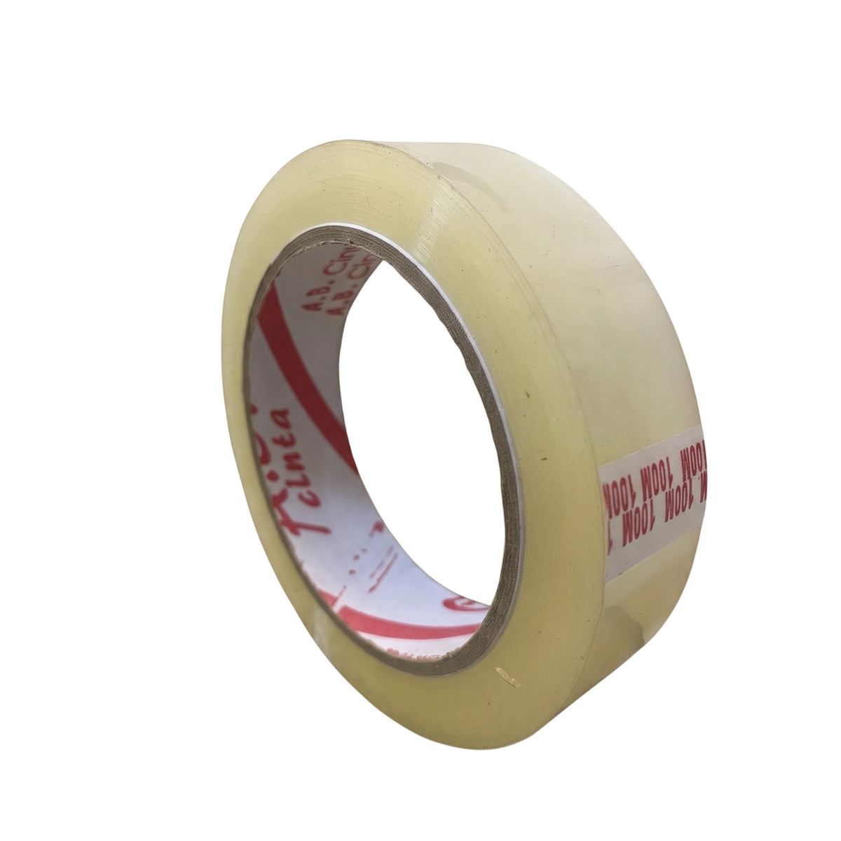 CINTA ADHESIVA TRANSPARENTE AB DE 24MM X 100 METROS