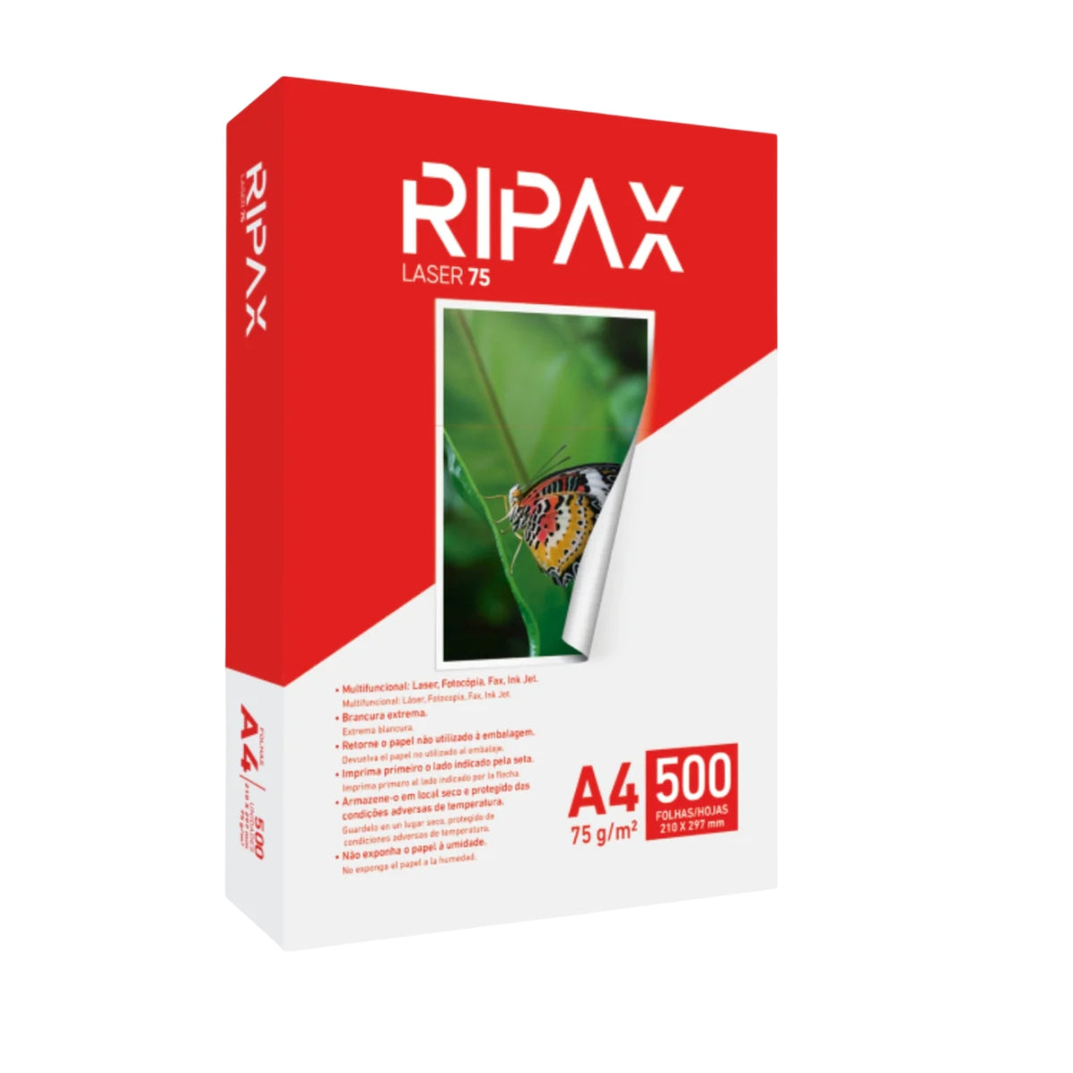 RESMA A4 CAJA CON 10 UNIDADES - RIPAX