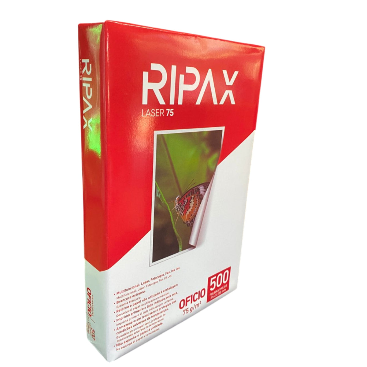 Resma papel Oficio 75 Grs RIPAX