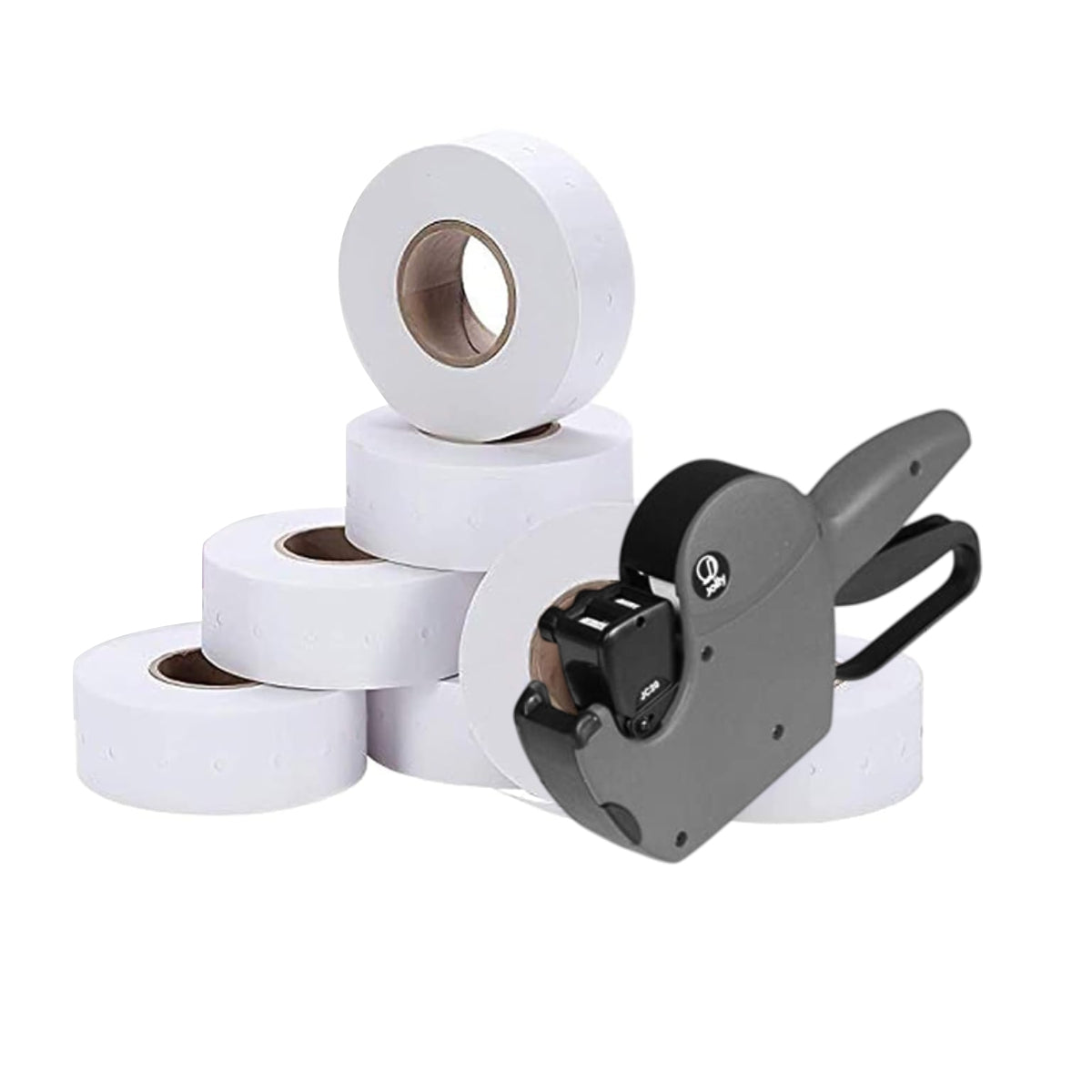 TICKET PARA ETIQUETADORA MANUAL PAQUETE DE 10 ROLLOS.