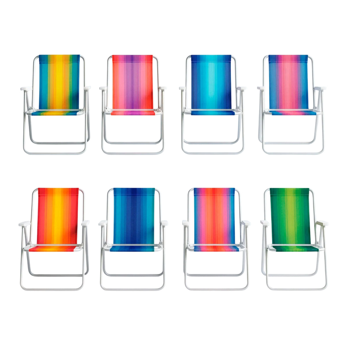 CADEIRA DOBRÁVEL DE ALUMÍNIO MOR CORES SORTIDAS MULTICOLOR