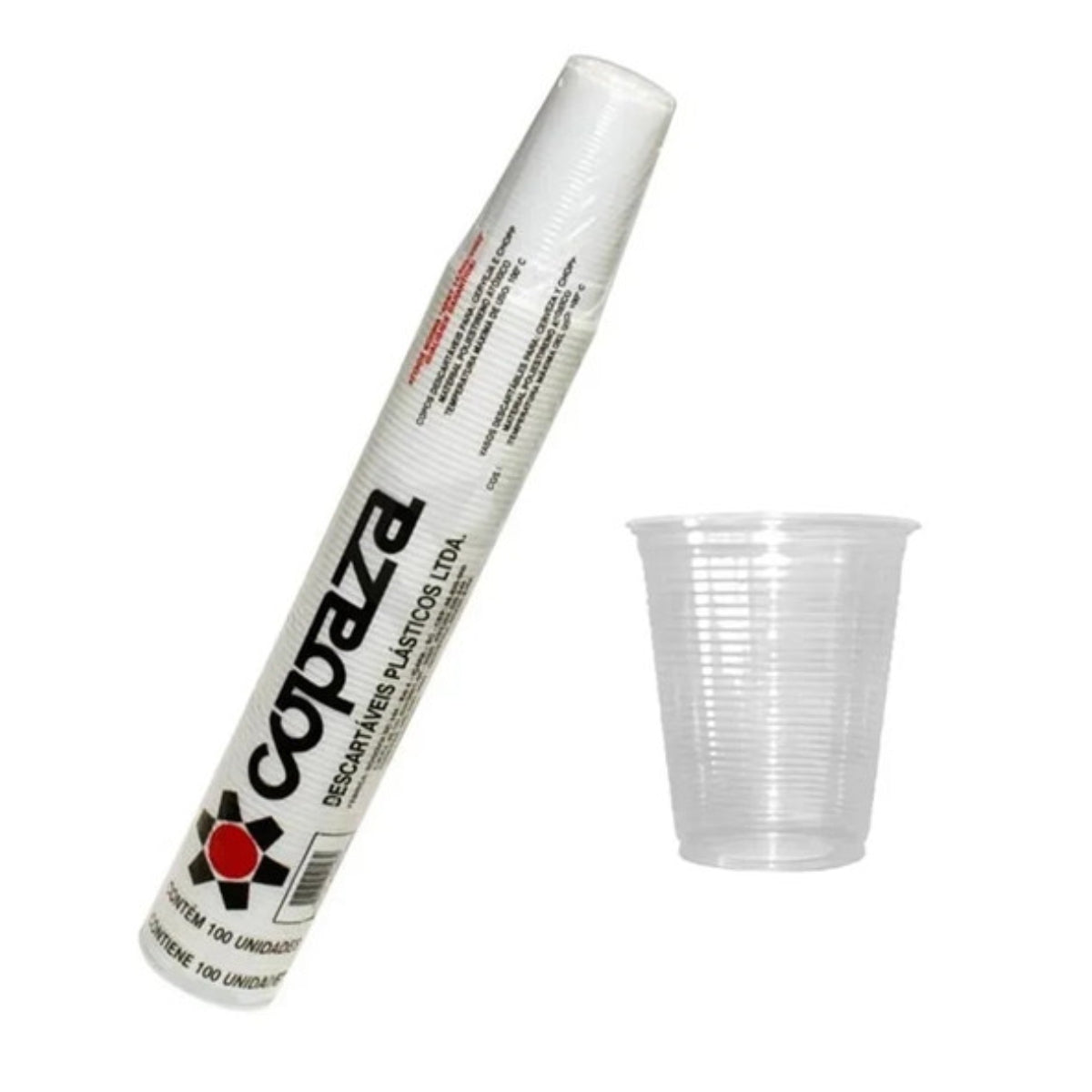 COPO DESCARTÁVEL COPAZA 150ML 100 UNIDADES