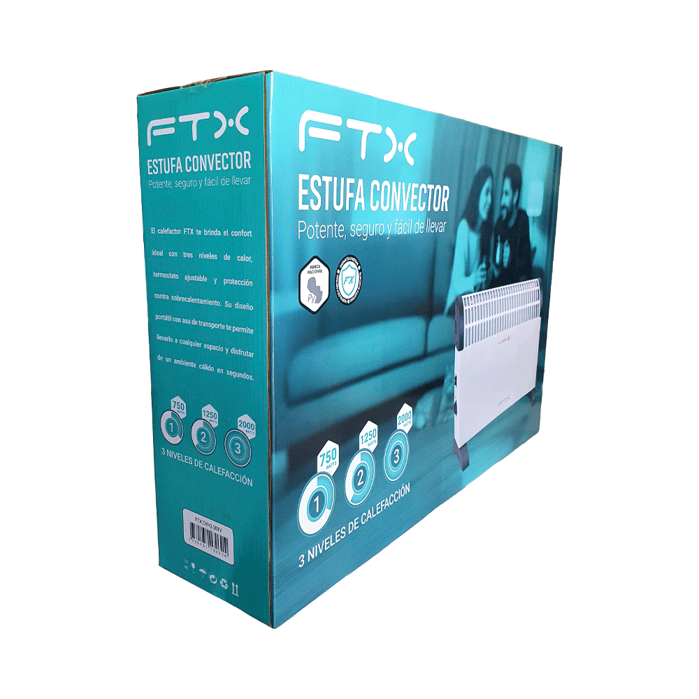AQUECEDOR CONVECTOR FTX 2000W CVH2-201V BRANCO