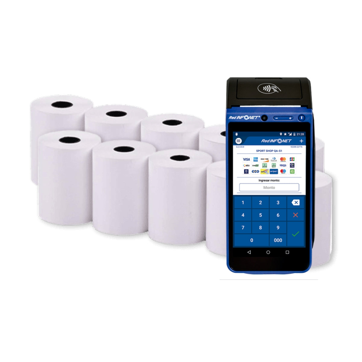 BOBINA PARA POS 58X38MM