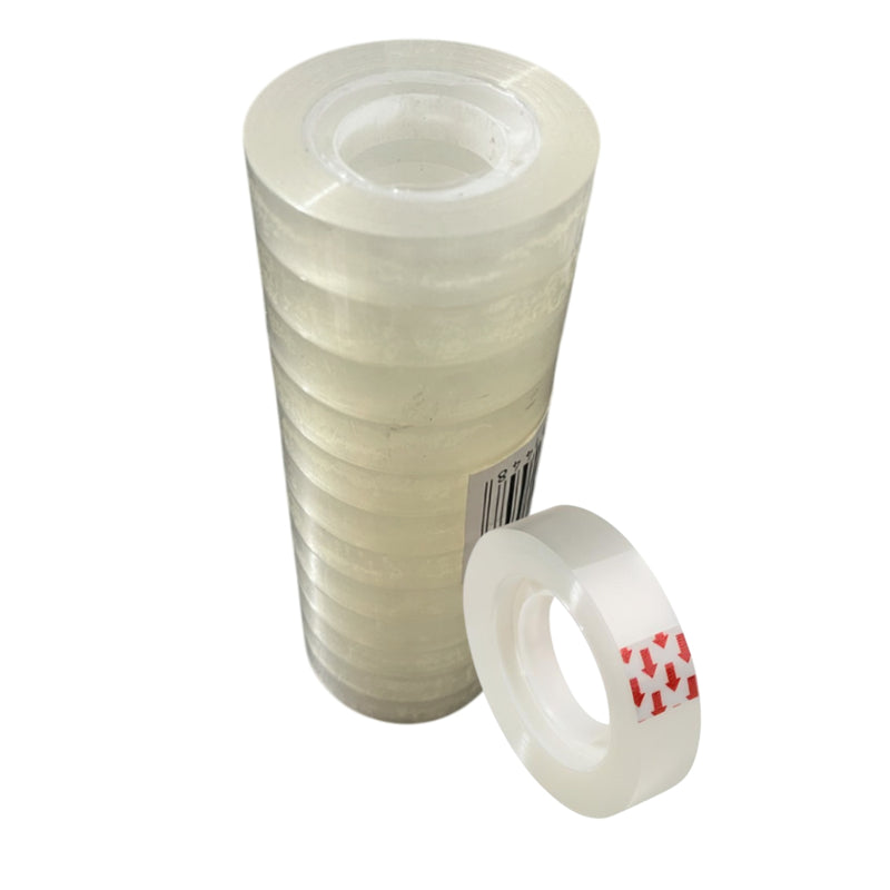 Cinta Adhesiva Polos 11mm X 10 Mts Aro Chico pack de 12 unidades