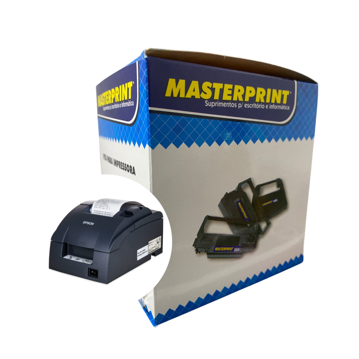 CINTA ERC 30 COLOR NEGRO MASTERPRINT 30/34/38N CONTIENE 6 UNIDADES