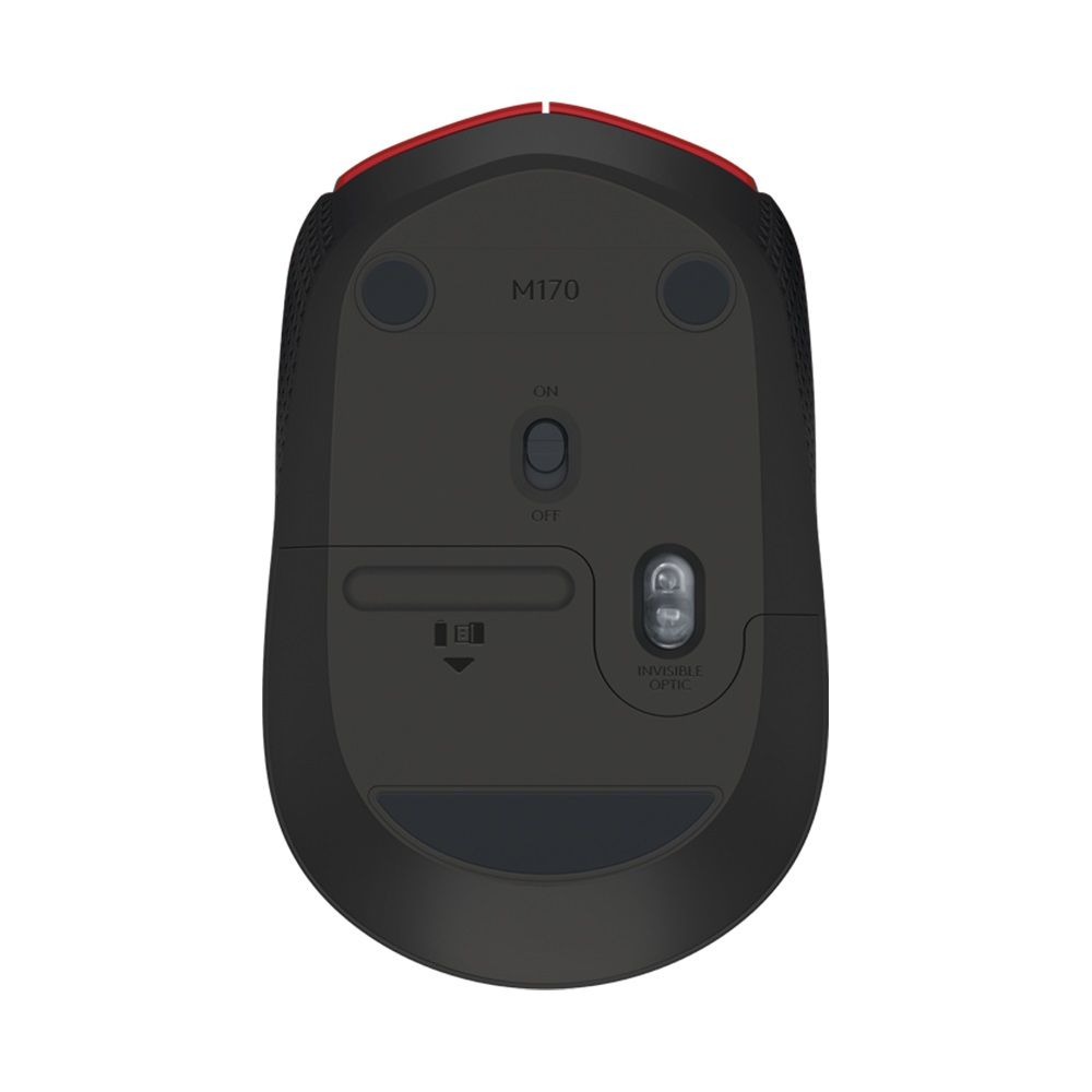 MOUSE LOGITECH M170 SEM FIO - VERMELHO